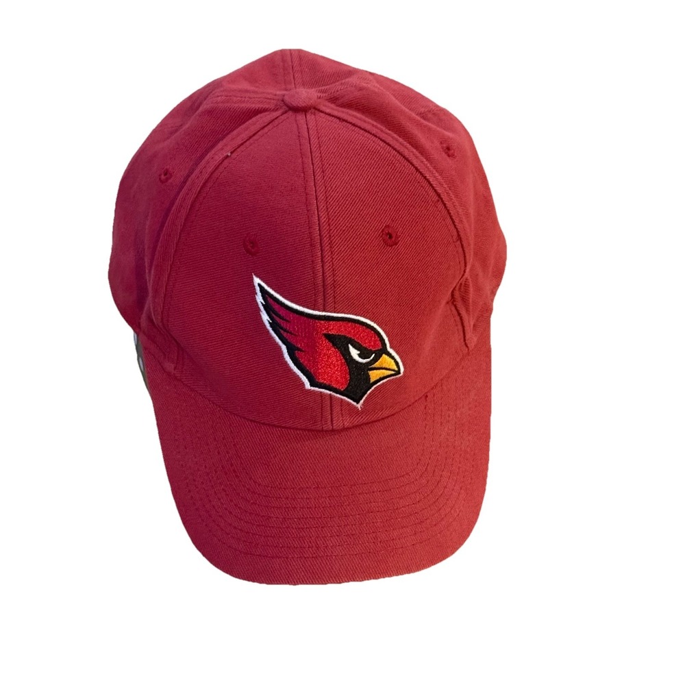 NFL team Apparel Reebok Arizona Cardinals Hat‎ Adjustable Red White Pre-Owned